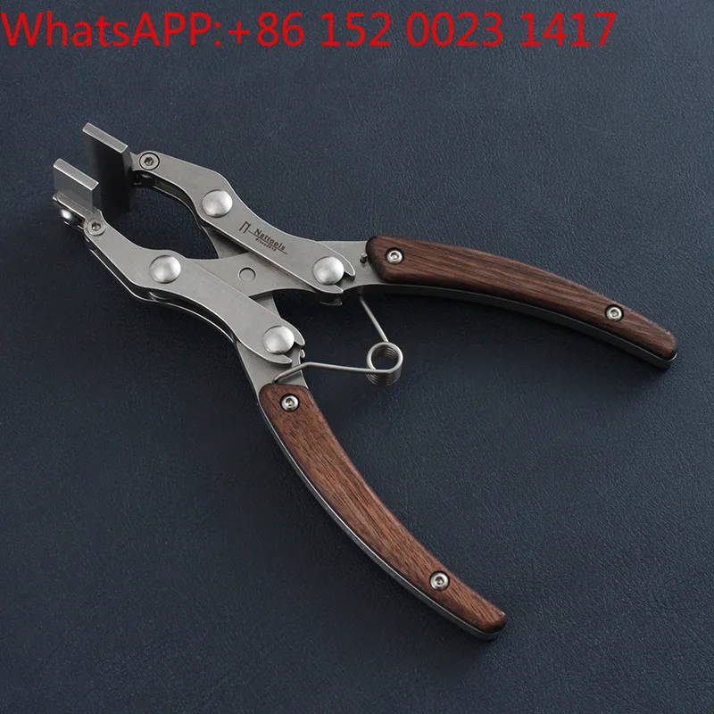 Nattools 2nd generation 350g, flat/parallel pliers, handmade DIY leather jaw 38mm
Nattools 2nd generation 350g, flat/parallel pliers, handmade DIY leather jaw 38mm