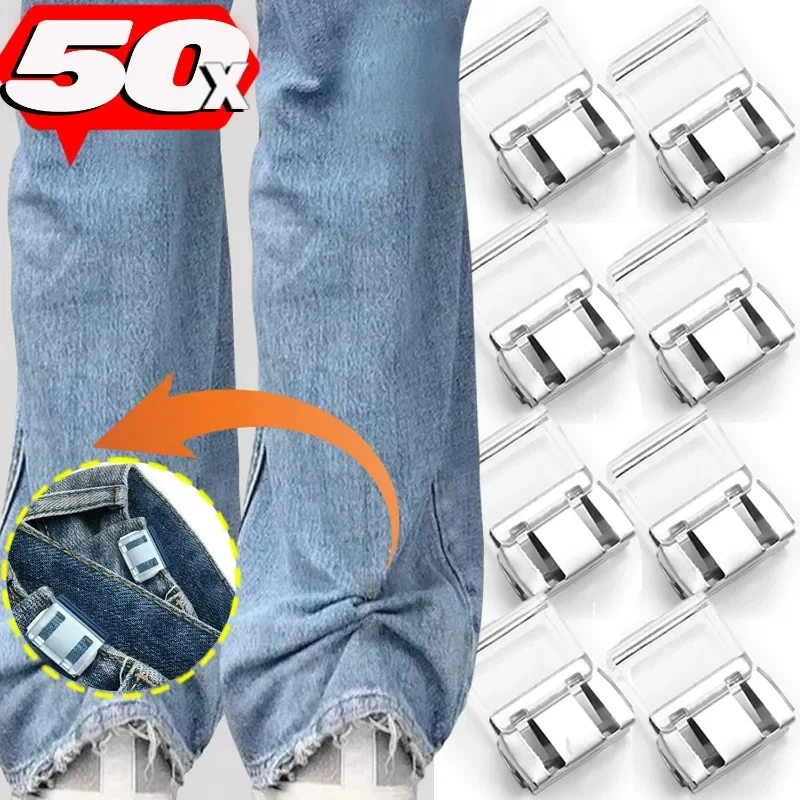1/50Pcs Jeans Shortening Clips Invisible Long Pants Legs Shirt Sleeves Clothing Adjustment Buckle Fixing Clip Deco Accessories
1/50Pcs Jeans Shortening Clips Invisible Long Pants Legs Shirt Sleeves Clothing Adjustment Buckle Fixing Clip Deco Accessories