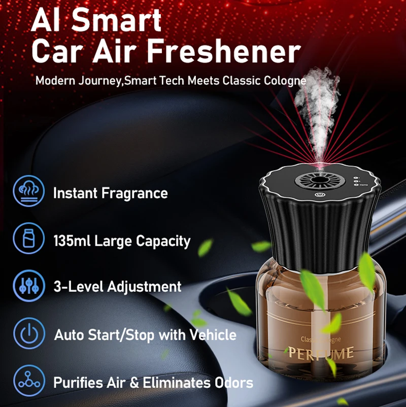 Умный автомобильный диффузор для ароматерапии AI Sensing, автоматический запуск, остановка, освежитель воздуха для дома, автомобиля, звездный ночник, использование для автомобиля, дома, отеля
Умный автомобильный диффузор для ароматерапии AI Sensing, автоматический запуск, остановка, освежитель воздуха для дома, автомобиля, звездный ночник, использование для автомобиля, дома, отеля