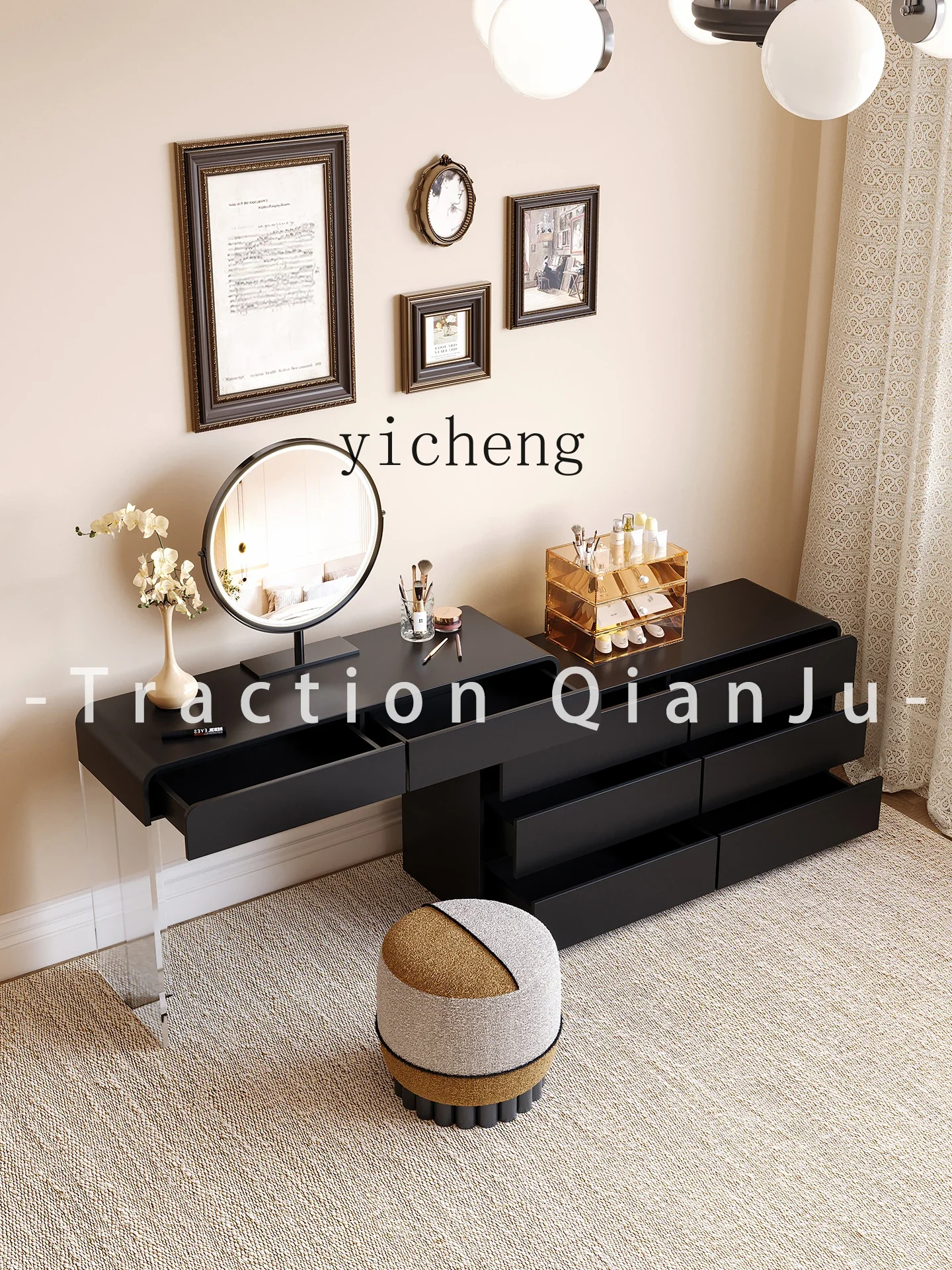 W5.14 Dressing Table Chest of Drawers Small Apartment Bedroom Extendable Storage Home Makeup Table
W5.14 Dressing Table Chest of Drawers Small Apartment Bedroom Extendable Storage Home Makeup Table