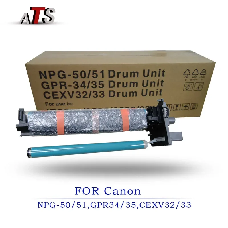 NPG-50 NPG-51 GPR-34 GPR-35 EXV-32 EXV-33 Drum Unit for Canon IR 2520 2525 2530 2545 Compatible Copier Parts
NPG-50 NPG-51 GPR-34 GPR-35 EXV-32 EXV-33 Drum Unit for Canon IR 2520 2525 2530 2545 Compatible Copier Parts