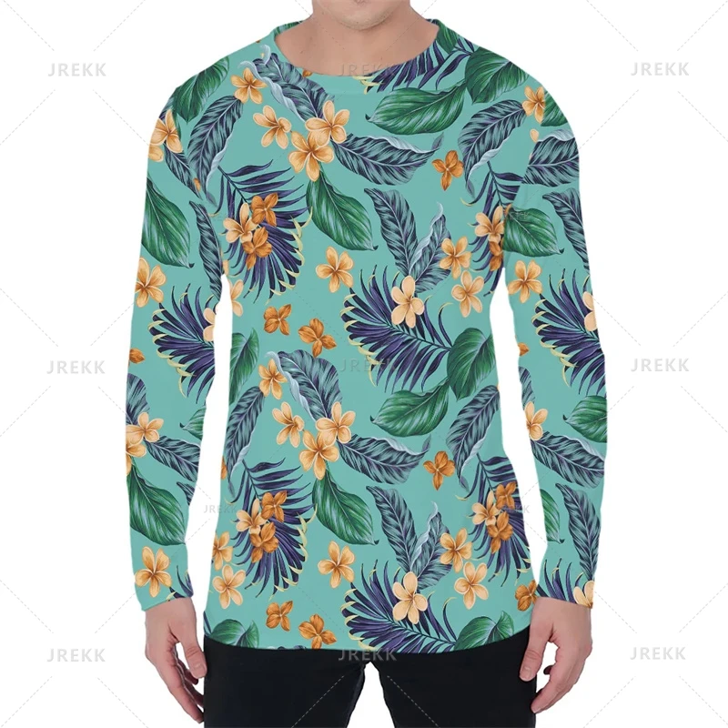 Unisex Fashion 3D Aloha Hawaiian Tropical Flower Tiki Printed Long Sleeve T Shirt For Men Women Floral Graphic Y2k Clothing Tops
Unisex Fashion 3D Aloha Hawaiian Tropical Flower Tiki Printed Long Sleeve T Shirt For Men Women Floral Graphic Y2k Clothing Tops