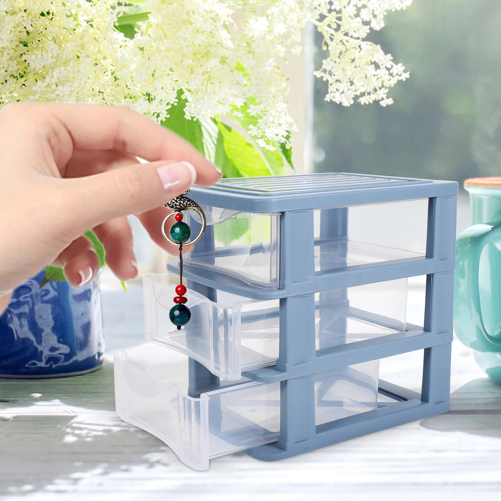 Desktop Drawer Organizer Multi-Layer 3-Tier Desk Storage Box Small Drawer Cosmetics Office Storage Containers Vanity Organizer
Desktop Drawer Organizer Multi-Layer 3-Tier Desk Storage Box Small Drawer Cosmetics Office Storage Containers Vanity Organizer