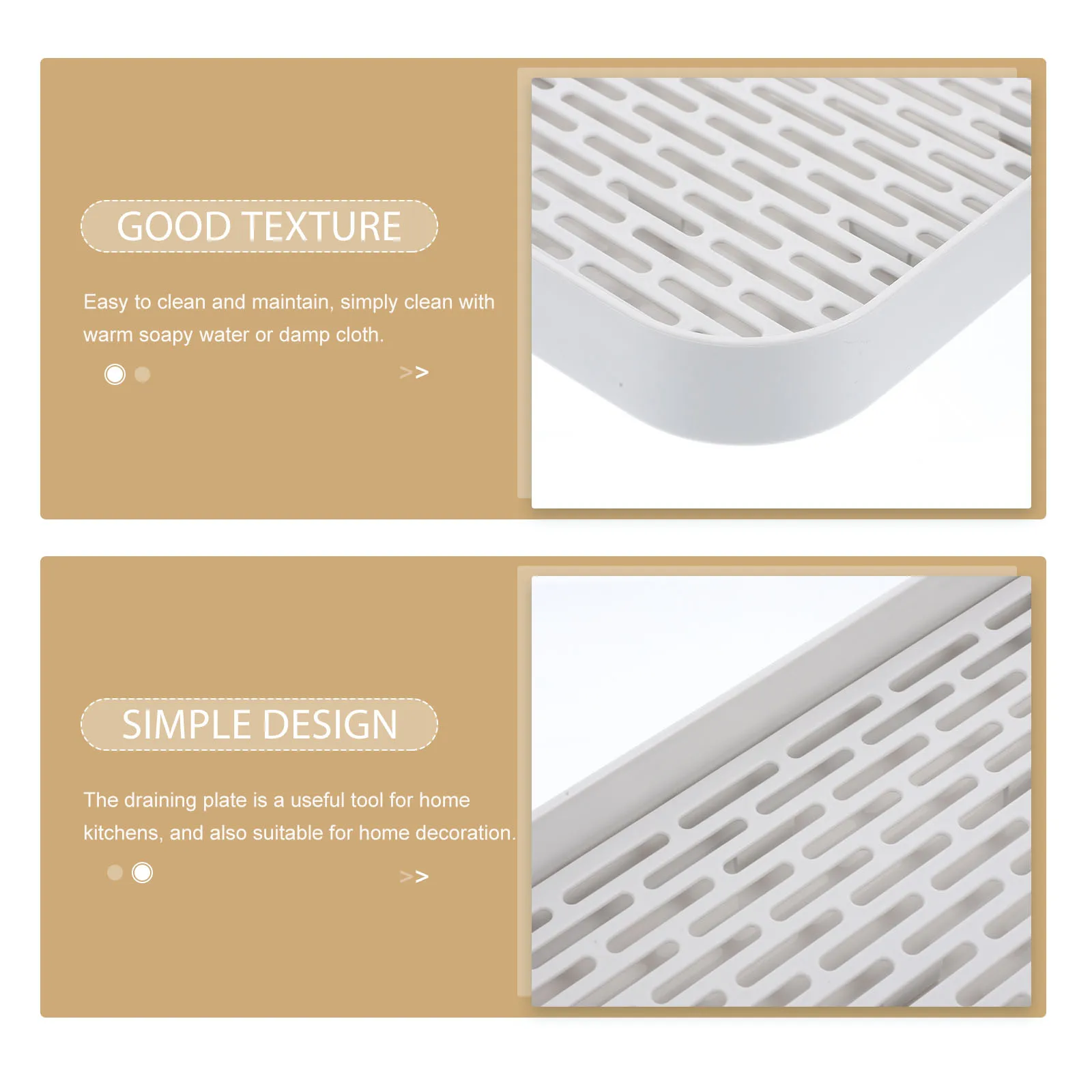 Premium Dish Drying Pad Kitchen Drain Board Non-Slip Countertop For Tea Fruit Vegetable Household Water Tray Simple Drip Tray
Premium Dish Drying Pad Kitchen Drain Board Non-Slip Countertop For Tea Fruit Vegetable Household Water Tray Simple Drip Tray