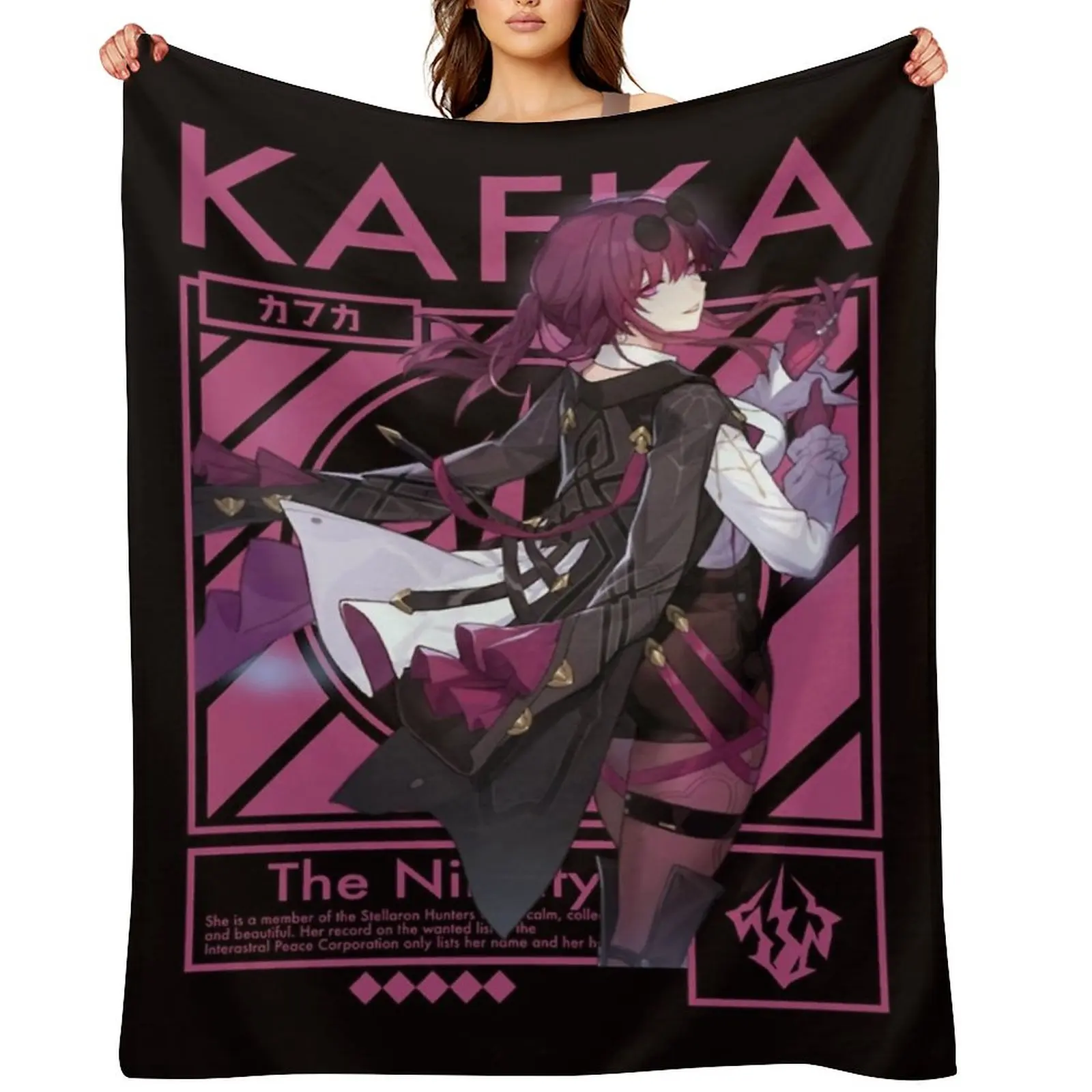 HONKAI STAR RAIL KAFKA Throw Blanket bed plaid for sofa Hairy Comforter Blankets 
HONKAI STAR RAIL KAFKA Throw Blanket bed plaid for sofa Hairy Comforter Blankets