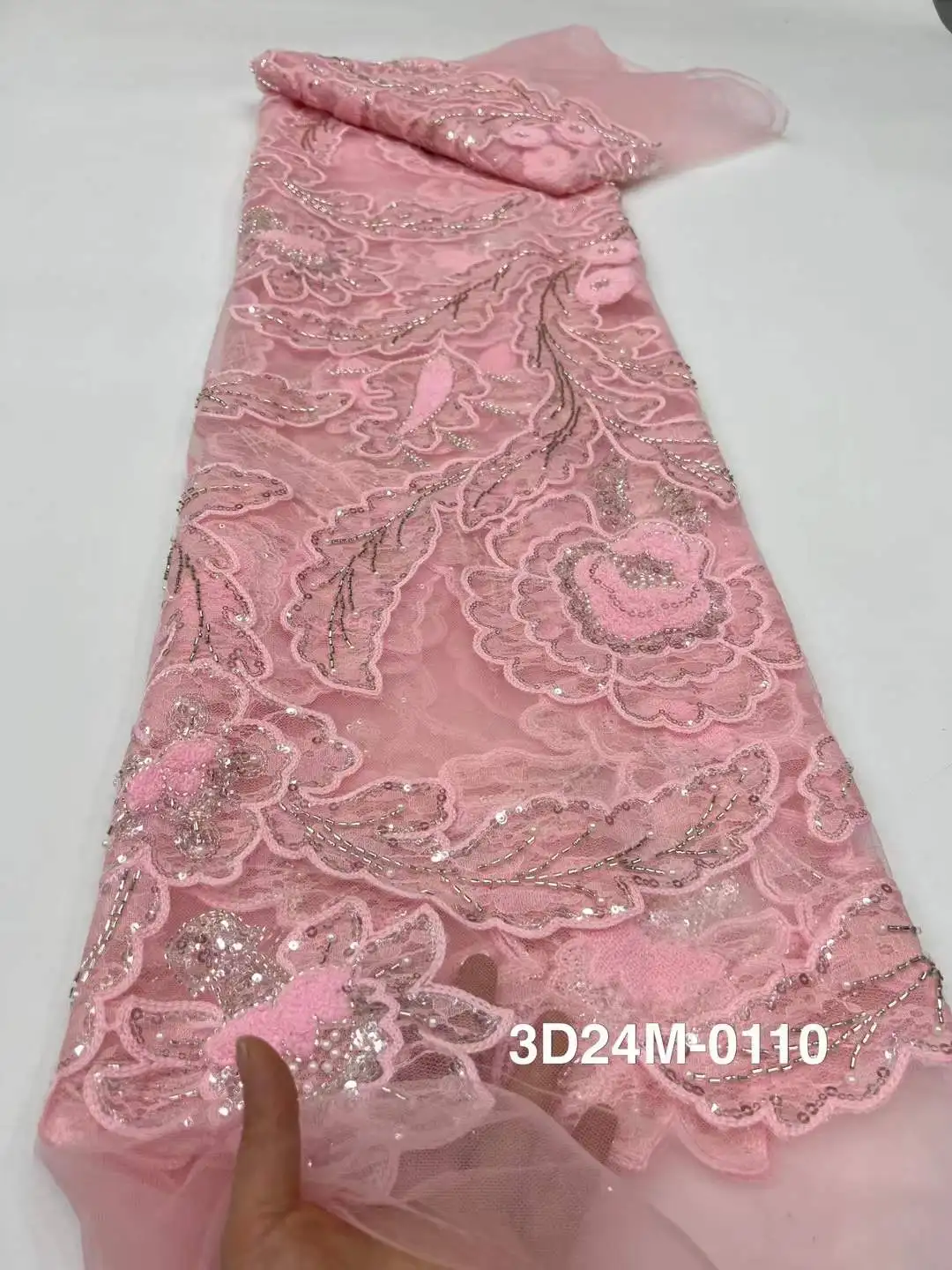 Latest African French Beads Tulle Lace High quality Nigerian Luxury Sequins Embroidery Net Lace Fabric For Evening Dress
Latest African French Beads Tulle Lace High quality Nigerian Luxury Sequins Embroidery Net Lace Fabric For Evening Dress