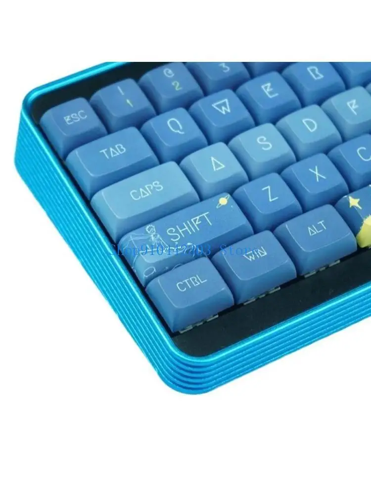 652F 128 Keys Keycaps Smooth and Oil-Proof PBT Dyes-Sublimation Little Keycap