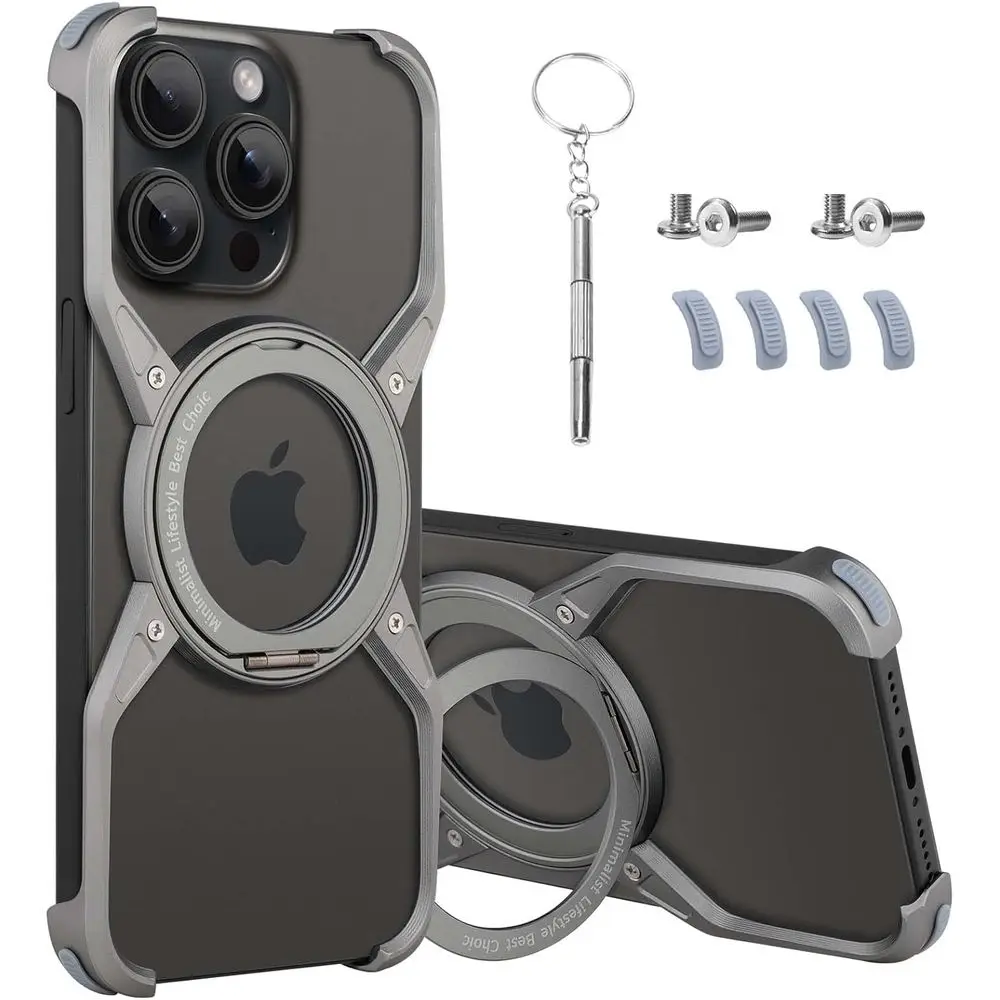 В комплект входит магнитная подставка, безрамный чехол для телефона для iPhone 13 Pro Max, 14 Pro Max и 15 Pro Max — гладкий металлический дизайн
В комплект входит магнитная подставка, безрамный чехол для телефона для iPhone 13 Pro Max, 14 Pro Max и 15 Pro Max — гладкий металлический дизайн