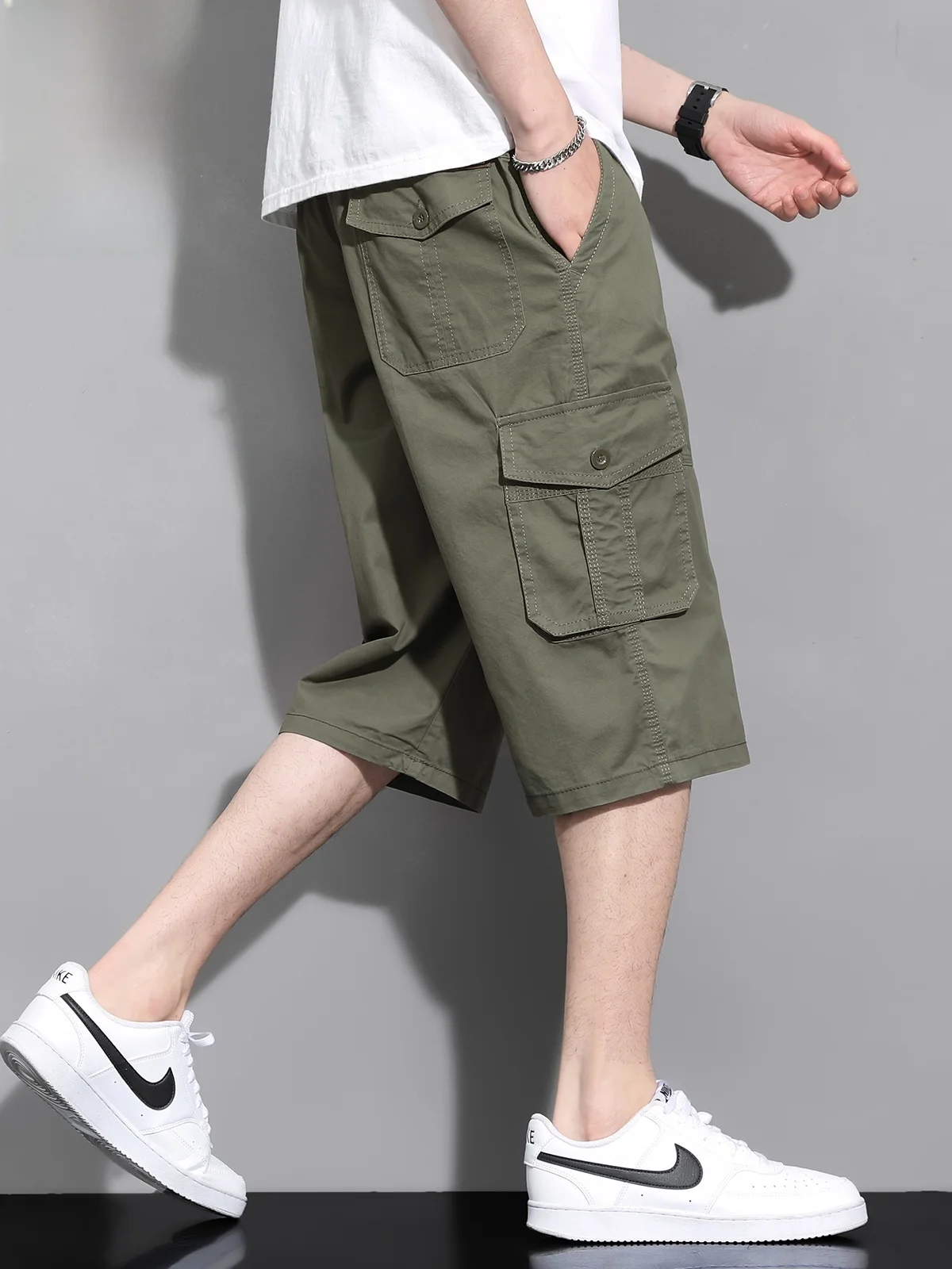 Men's Casual Workwear Seven-Foot Pants Loose Fit Pure Cotton Summer Trendy Versatile Youthful Style Anti-Wrinkle Thin
Men's Casual Workwear Seven-Foot Pants Loose Fit Pure Cotton Summer Trendy Versatile Youthful Style Anti-Wrinkle Thin