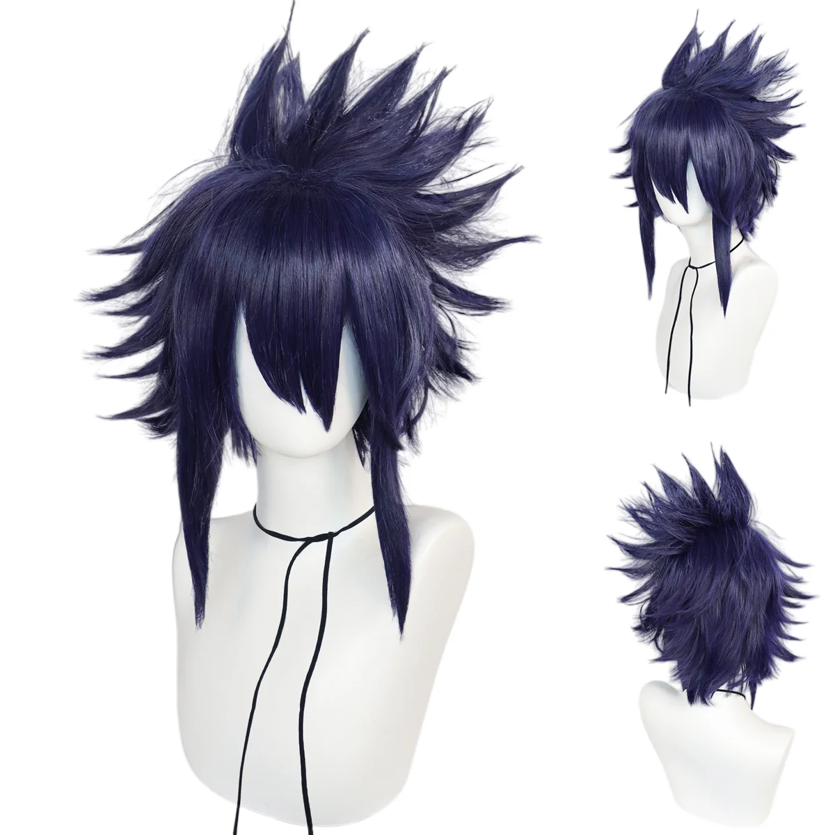 Synthetic Men Short Dark Deep blue purple mixed with black Wig Anime Cosplay Wig for Party
Synthetic Men Short Dark Deep blue purple mixed with black Wig Anime Cosplay Wig for Party