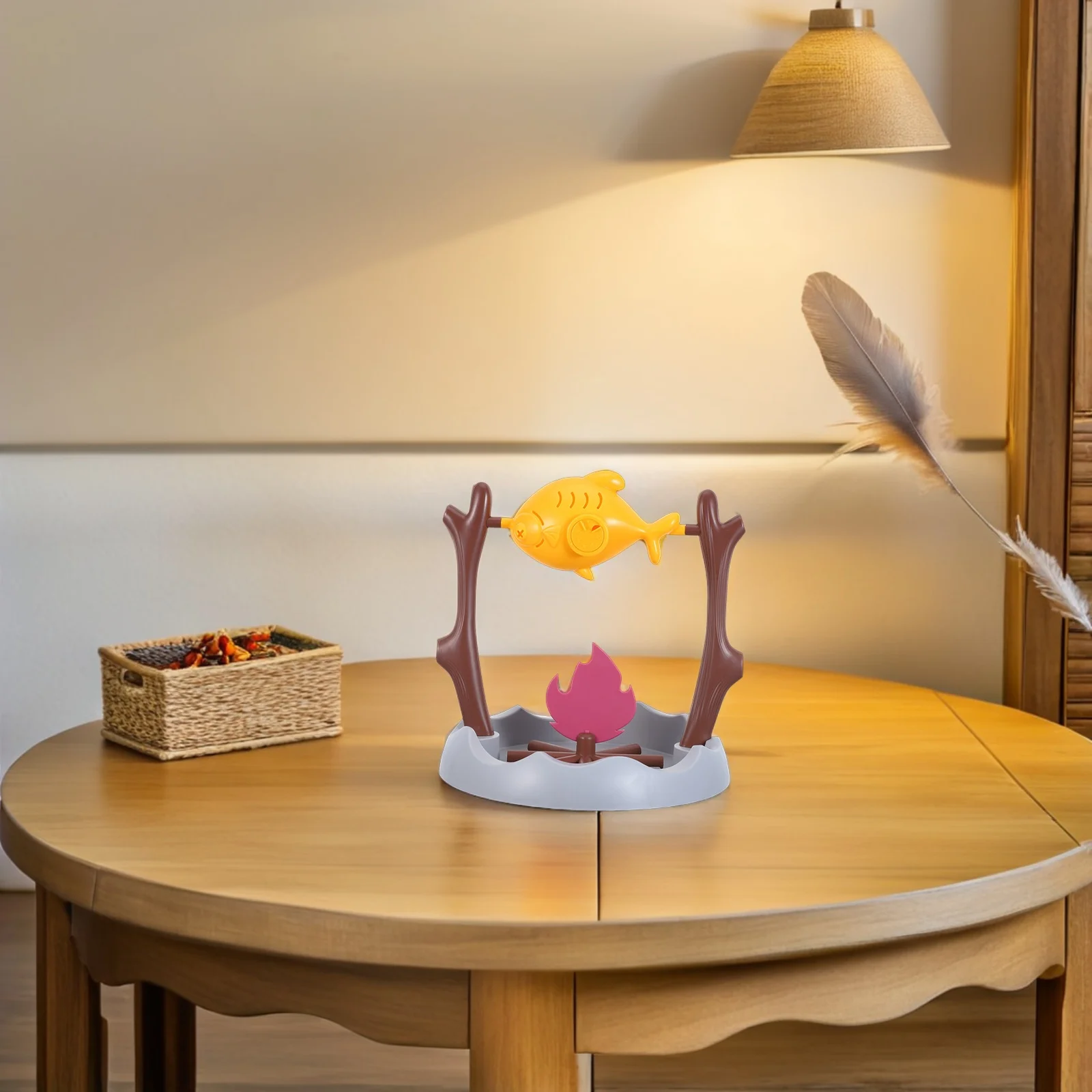 Cats Treat Dispensing Slow Feeder Pets Dry Food Dispenser Interactive Cat Feeder Treat Dispensing Fish Puzzle for Indoor
Cats Treat Dispensing Slow Feeder Pets Dry Food Dispenser Interactive Cat Feeder Treat Dispensing Fish Puzzle for Indoor