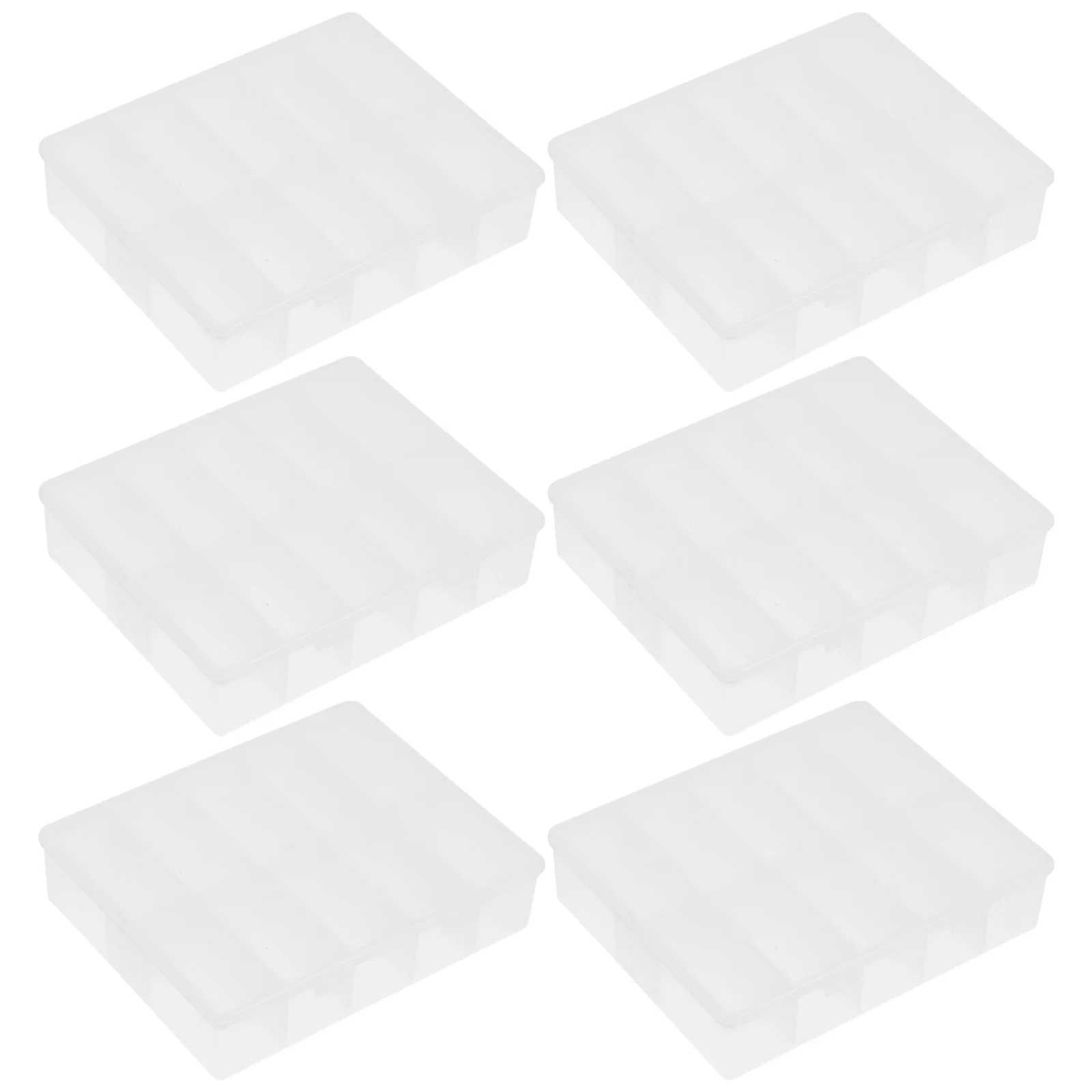 6pcs Nail Storage Box Plastic Durable Dustproof Clear Grids Organizer Tips Rhinestones Beads Earrings Jewelry Accessories
6pcs Nail Storage Box Plastic Durable Dustproof Clear Grids Organizer Tips Rhinestones Beads Earrings Jewelry Accessories