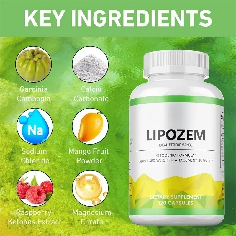 Lipozem Supplement - Weight Loss Capsules, Boosts Metabolism, Increases Energy and Controls AppetiteSupplements
Lipozem Supplement - Weight Loss Capsules, Boosts Metabolism, Increases Energy and Controls AppetiteSupplements
