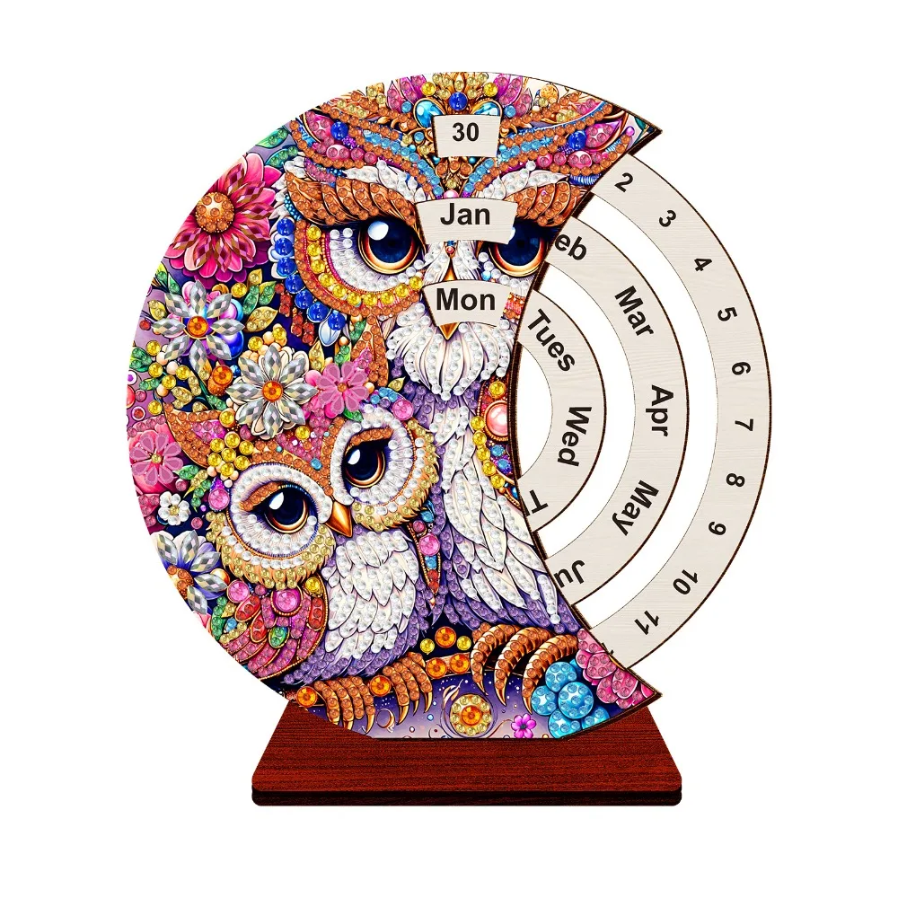 3D Diamond Art Perpetual Calendar Kits DIY Handmade Diamond Art Calendar Rotating Wooden Diamond Painting Calendar For Adults
3D Diamond Art Perpetual Calendar Kits DIY Handmade Diamond Art Calendar Rotating Wooden Diamond Painting Calendar For Adults