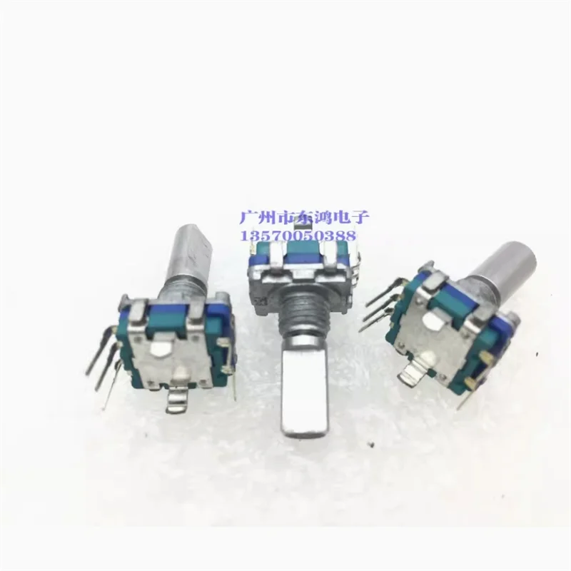1 PCS South Korean EC11 encoder with switch 20 pulse 20 positioning shaft length 17mm half shaft
1 PCS South Korean EC11 encoder with switch 20 pulse 20 positioning shaft length 17mm half shaft