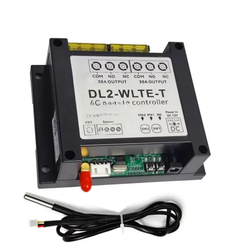 4G TLE Intelligent Controller Bidirectional Relay 30A GSM GPRS Remote Power Switch Link with Temperature Sensor Thermostat
4G TLE Intelligent Controller Bidirectional Relay 30A GSM GPRS Remote Power Switch Link with Temperature Sensor Thermostat