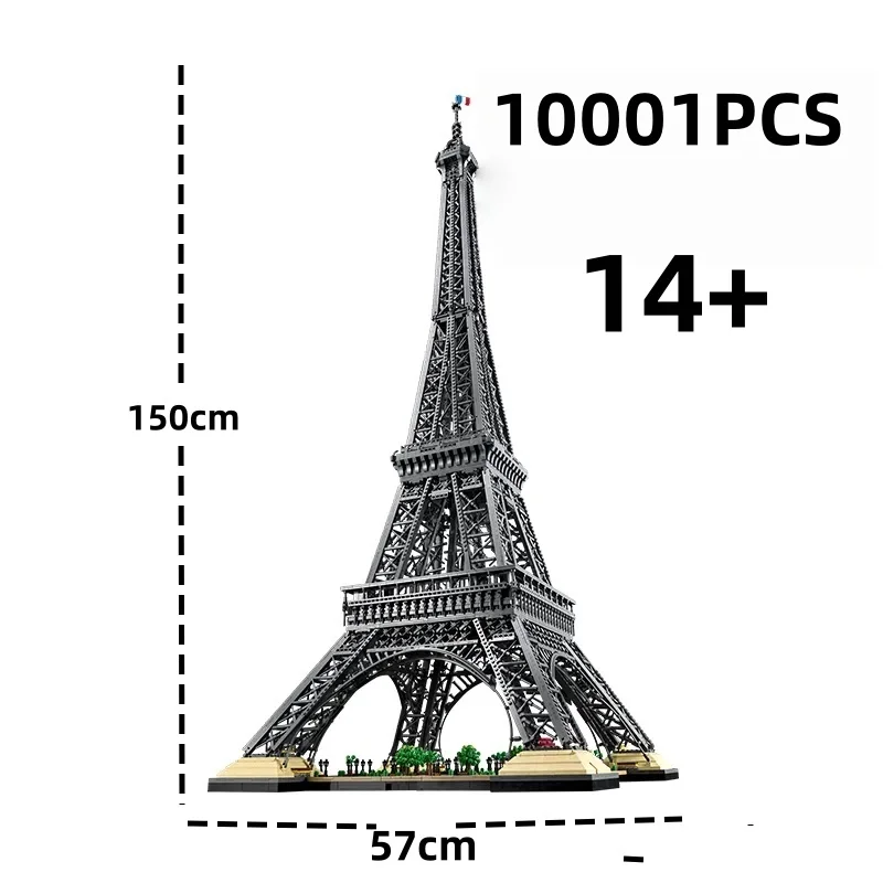 2025 New 10001Pcs Eiffel Tower Compatible 10307 Model Desktop decoration Paris Architecture Birthday Adults Toys Christmas Gifts
2025 New 10001Pcs Eiffel Tower Compatible 10307 Model Desktop decoration Paris Architecture Birthday Adults Toys Christmas Gifts