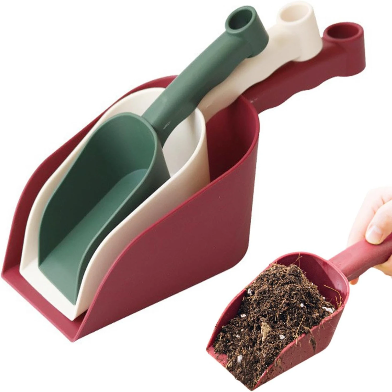 3pcs Garden Hand Shovel - Garden Shovels for Planting | Multipurpose Soil Scoop Garden Tool Garden Trowel Hand Tool | Hangable G
3pcs Garden Hand Shovel - Garden Shovels for Planting | Multipurpose Soil Scoop Garden Tool Garden Trowel Hand Tool | Hangable G