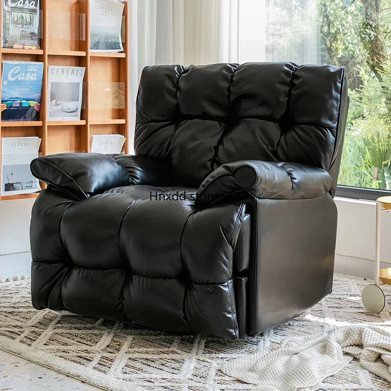 Black Modern Fancy Sofa Chair Lazy Electric Reclining Designer Lounge Sofa Rocking Luxury Canape Salon Furniture Living Room
Black Modern Fancy Sofa Chair Lazy Electric Reclining Designer Lounge Sofa Rocking Luxury Canape Salon Furniture Living Room