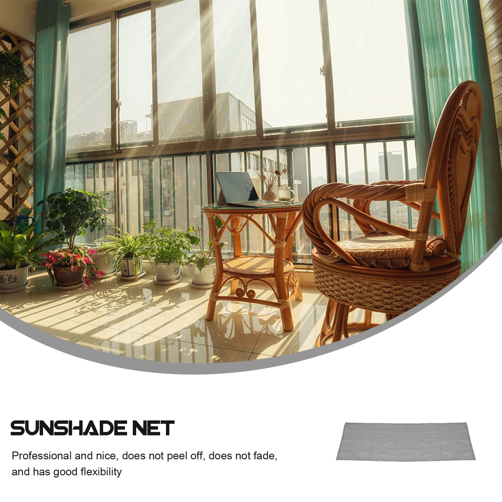 Sunshade Net PE Material High Density Durable Balcony Garden Playground Park Shade Cloth Grey Color Folding Storage
Sunshade Net PE Material High Density Durable Balcony Garden Playground Park Shade Cloth Grey Color Folding Storage