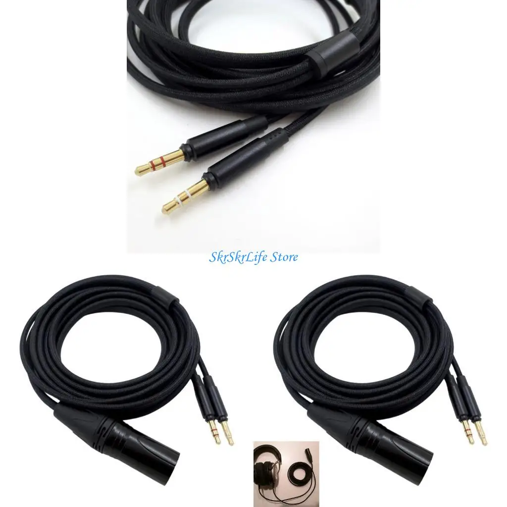 E65E 4pin To Double 3.5mm Auditory Cable 4 Conductors Bare Coppered Noise Reduces
E65E 4pin To Double 3.5mm Auditory Cable 4 Conductors Bare Coppered Noise Reduces