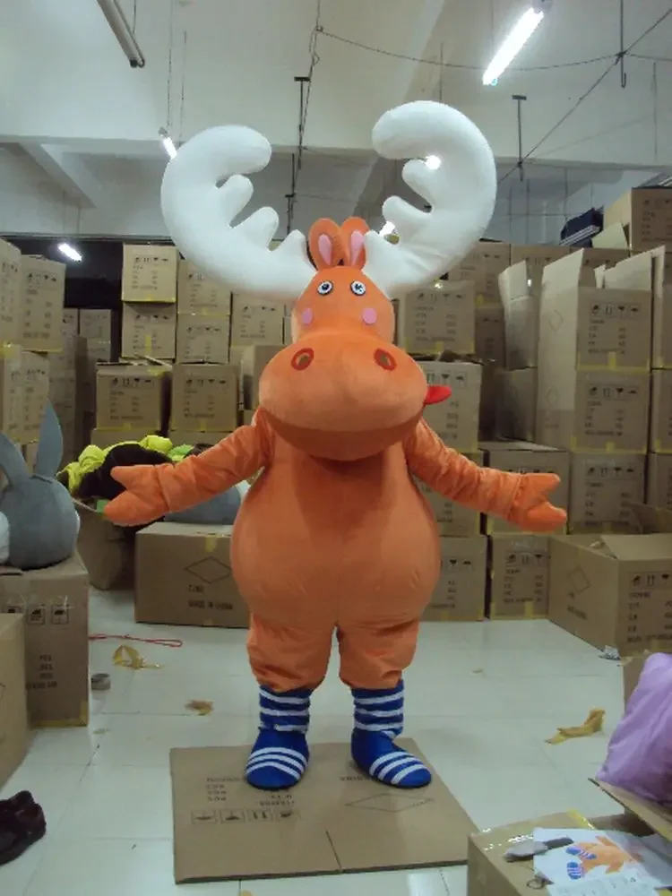 Reindeer Mascot Moose Deer Custom Fancy Costume Anime Cosplay Mascotte Fancy Dress Carnival Costume
Reindeer Mascot Moose Deer Custom Fancy Costume Anime Cosplay Mascotte Fancy Dress Carnival Costume