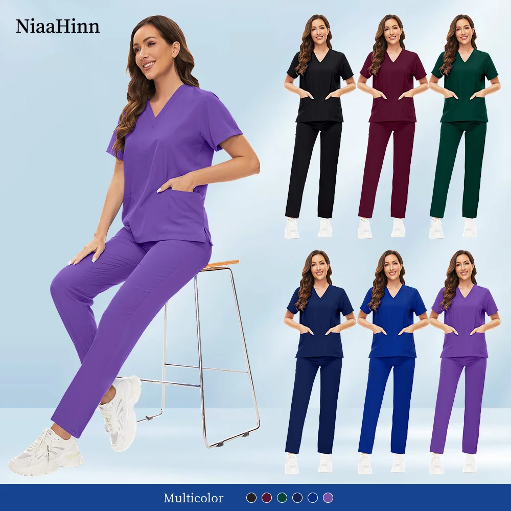 Nurse Uniform Women Hospital Doctor Medical Sweatshirt Nursing Pant Set Unisex Beautician Workshop Uniform Surgical Work Clothes
Nurse Uniform Women Hospital Doctor Medical Sweatshirt Nursing Pant Set Unisex Beautician Workshop Uniform Surgical Work Clothes
