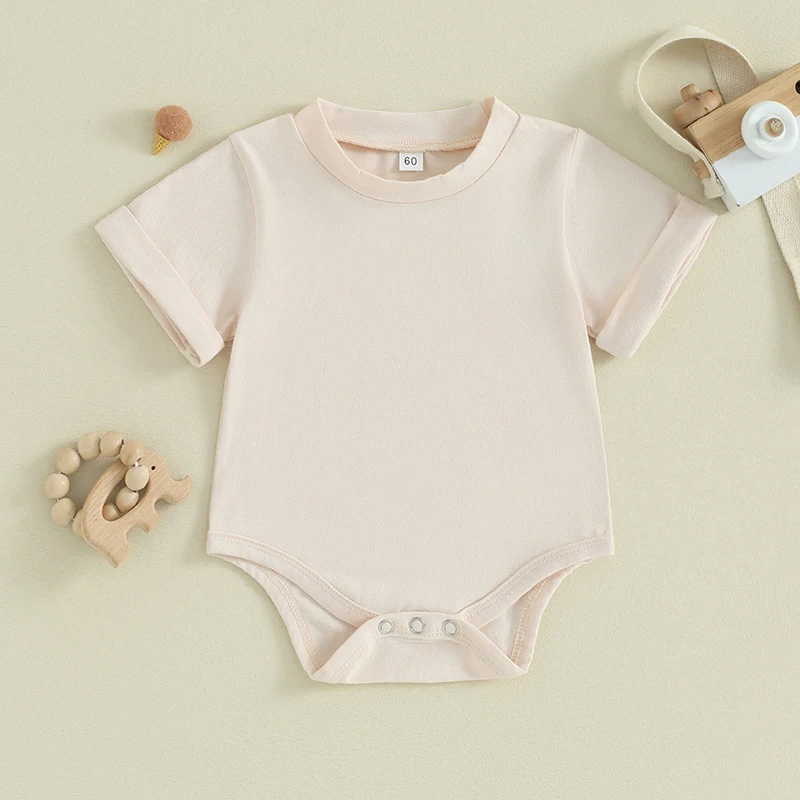 Unisex Newborn Baby Boy Girl Basic Solid Color Short Sleeve Romper Bodysuit Cotton Outfit
Unisex Newborn Baby Boy Girl Basic Solid Color Short Sleeve Romper Bodysuit Cotton Outfit
