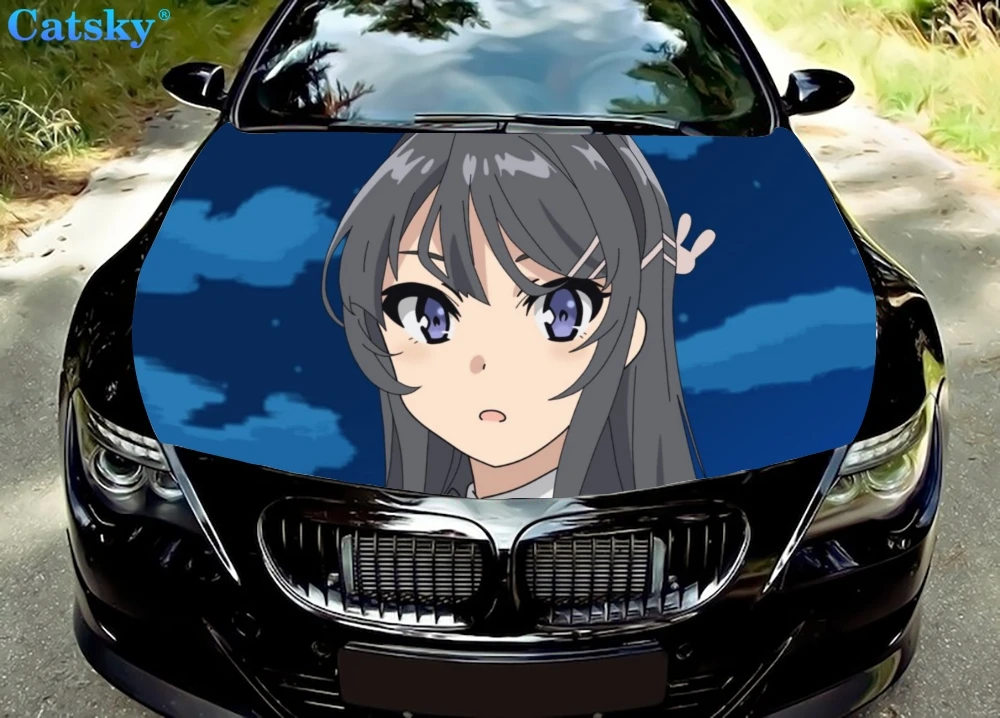 Mai Sakurajima Peeker Car Floor Mats,Car hood wrap lion decal, bonnet vinyl sticker, full color graphic decal, CUSTOM made
Mai Sakurajima Peeker Car Floor Mats,Car hood wrap lion decal, bonnet vinyl sticker, full color graphic decal, CUSTOM made