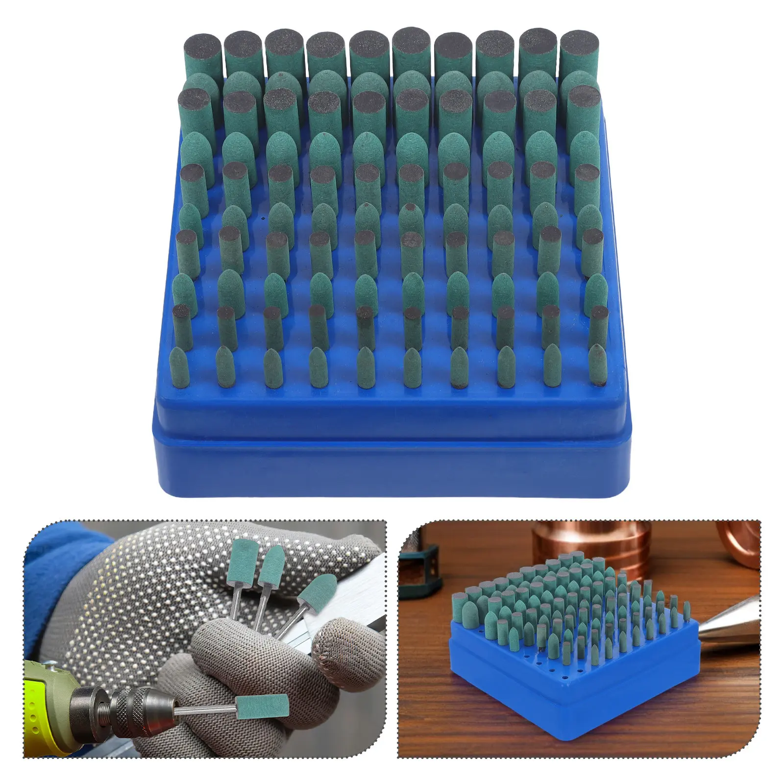 100Pcs Rubber Polishing Bits 3Mm Shank Rotary Tool Kit Abrasive Buffer Polishing Drill Attachments Detail Work Jewelry Craft
100Pcs Rubber Polishing Bits 3Mm Shank Rotary Tool Kit Abrasive Buffer Polishing Drill Attachments Detail Work Jewelry Craft
