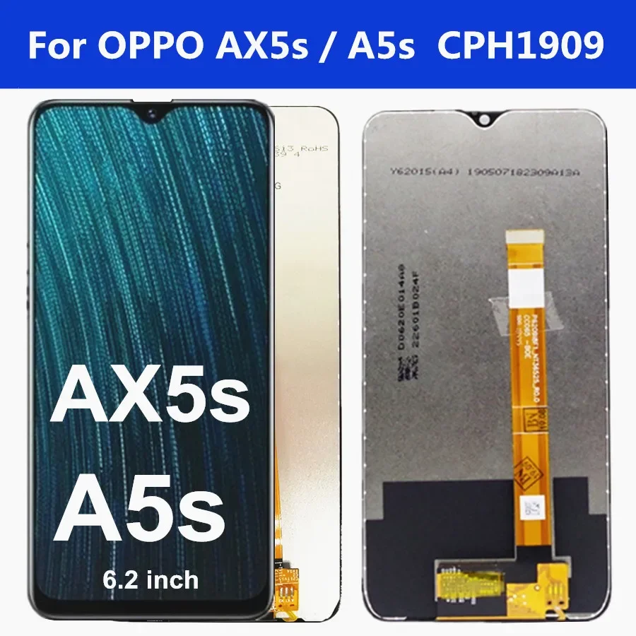 6,2 ''для OPPO A5s ЖК-дисплей A5S CPH1909, сенсорный экран, дигитайзер, датчик в сборе для Oppo AX5S, ремонт ЖК-дисплея, замена
6,2 ''для OPPO A5s ЖК-дисплей A5S CPH1909, сенсорный экран, дигитайзер, датчик в сборе для Oppo AX5S, ремонт ЖК-дисплея, замена