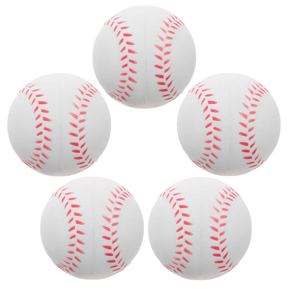 5Pcs PU Foam Training Baseball Soft Practice Balls Safe Durable Indoor Outdoor Youth Baseball Set Softball Balls
5Pcs PU Foam Training Baseball Soft Practice Balls Safe Durable Indoor Outdoor Youth Baseball Set Softball Balls