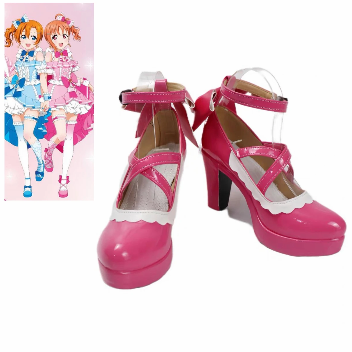 Love Live Muse Collab Aqours Honoka Kousaka Takami Chika Cosplay Shoes Pink Princess Shoes Woman Cute Masquerade
Love Live Muse Collab Aqours Honoka Kousaka Takami Chika Cosplay Shoes Pink Princess Shoes Woman Cute Masquerade