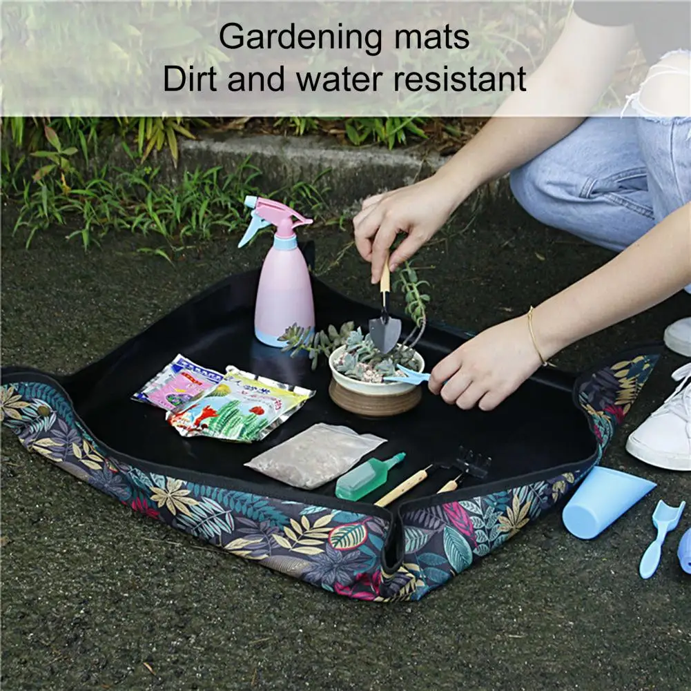 Gardening Planting Mat Waterproof Transplanting Oxford Cloth Potted Plants Gardening Potting Pad Flower Pots Gardening Tool
Gardening Planting Mat Waterproof Transplanting Oxford Cloth Potted Plants Gardening Potting Pad Flower Pots Gardening Tool