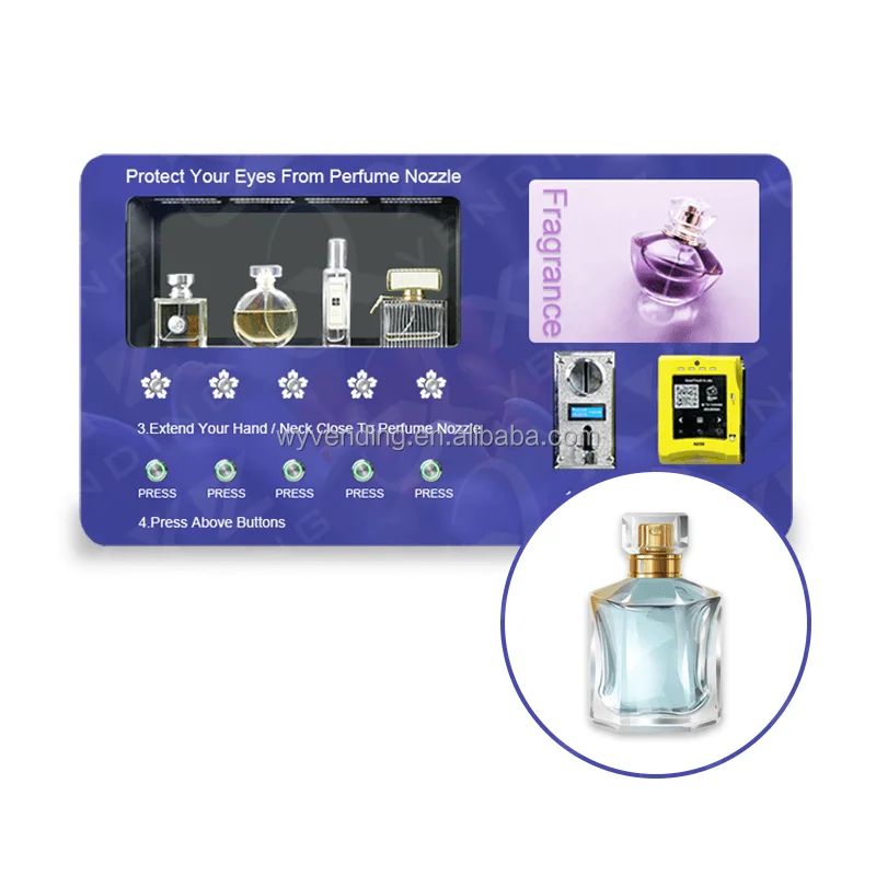 FOODLINE Customized 5 Heads Custom Fragrance Perfume Spray Vending Machine
FOODLINE Customized 5 Heads Custom Fragrance Perfume Spray Vending Machine