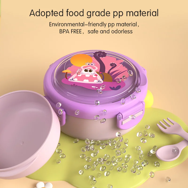 Kids Bento Box Food Grade PP Lunch Box Storage Food Container Portable Dinnerware School Office Bento With Fork Spoon
Kids Bento Box Food Grade PP Lunch Box Storage Food Container Portable Dinnerware School Office Bento With Fork Spoon