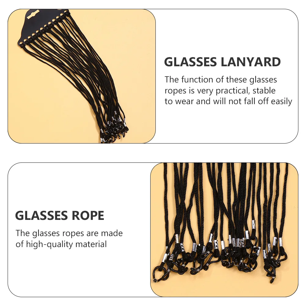 24pcs Glasses Rope Eyeglass Lanyard Non-slip Durable Wear-resistant Fashion Matching Various Glasses Masks Clothing Labor
24pcs Glasses Rope Eyeglass Lanyard Non-slip Durable Wear-resistant Fashion Matching Various Glasses Masks Clothing Labor