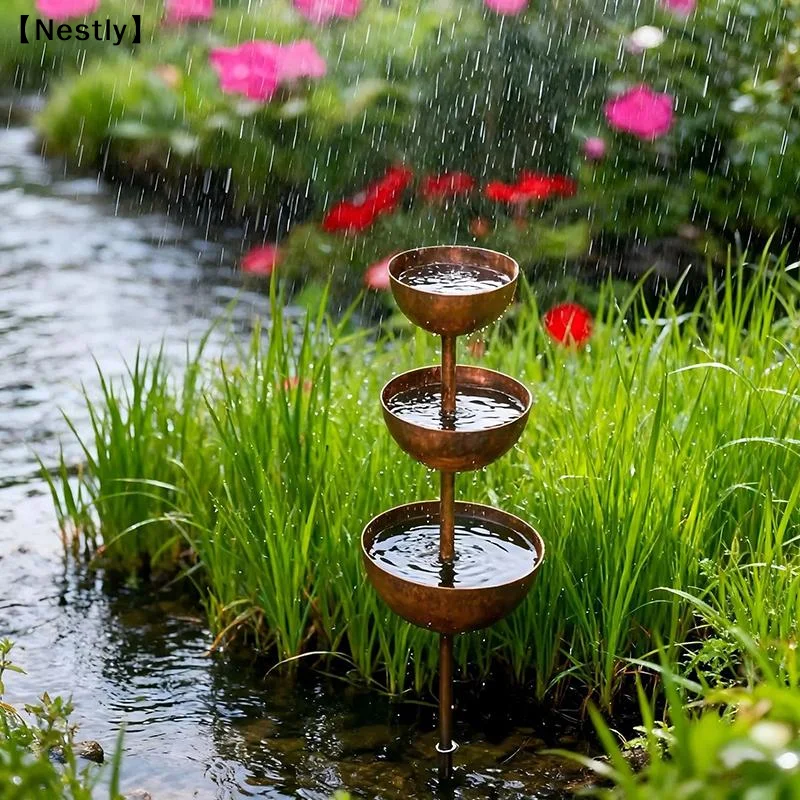 Plant Support Metal Garden Ornament,Garden Stake With 3-Tiered Water Bowls, Bee Bird Water Feeder Bath Yard Patio Decor〔Nest〕
Plant Support Metal Garden Ornament,Garden Stake With 3-Tiered Water Bowls, Bee Bird Water Feeder Bath Yard Patio Decor〔Nest〕