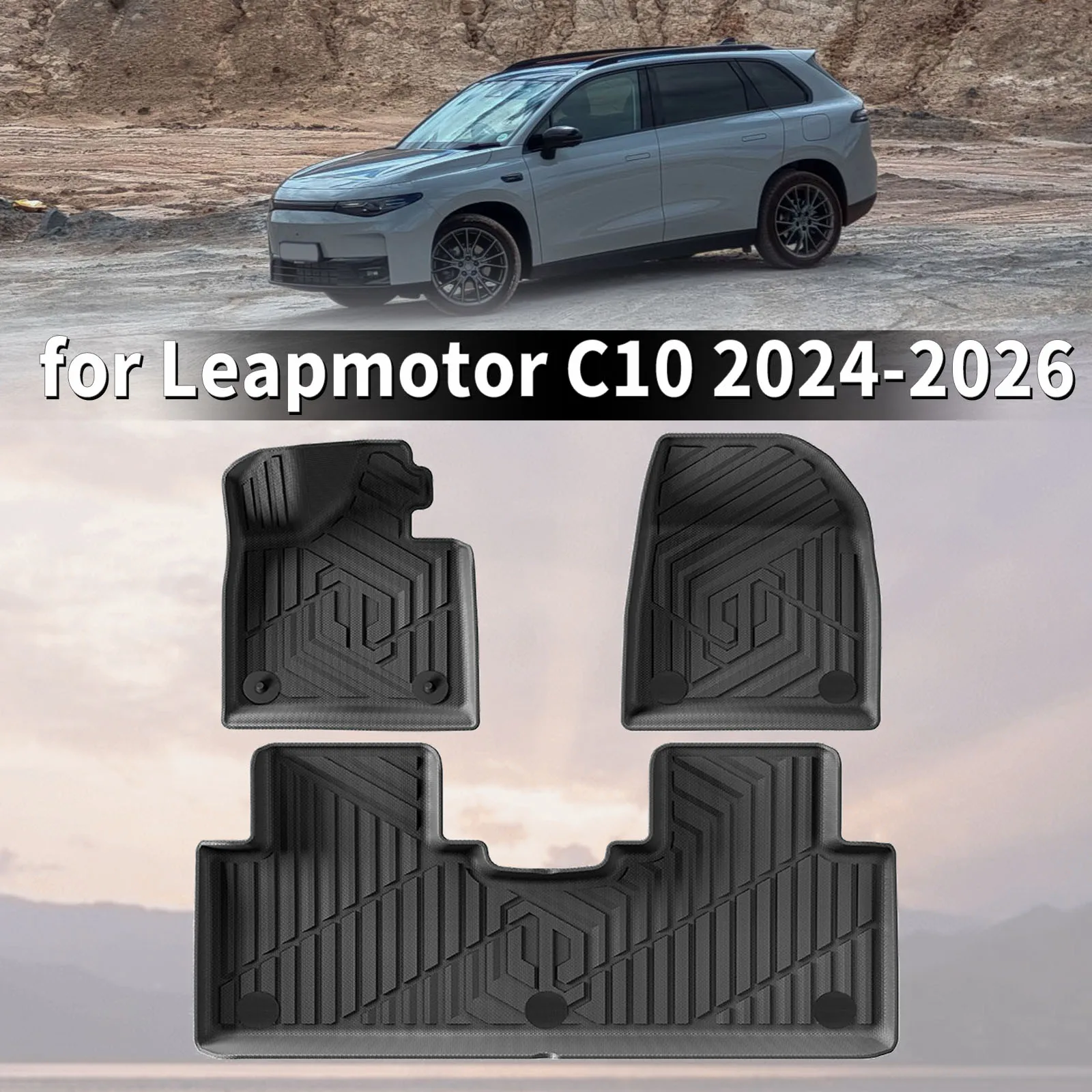 for Leapmotor C10 2024 2025 2026 High Elasticity TPE Car floor Mats pad Wear-Resistant Easy Maintenance Accessories
for Leapmotor C10 2024 2025 2026 High Elasticity TPE Car floor Mats pad Wear-Resistant Easy Maintenance Accessories