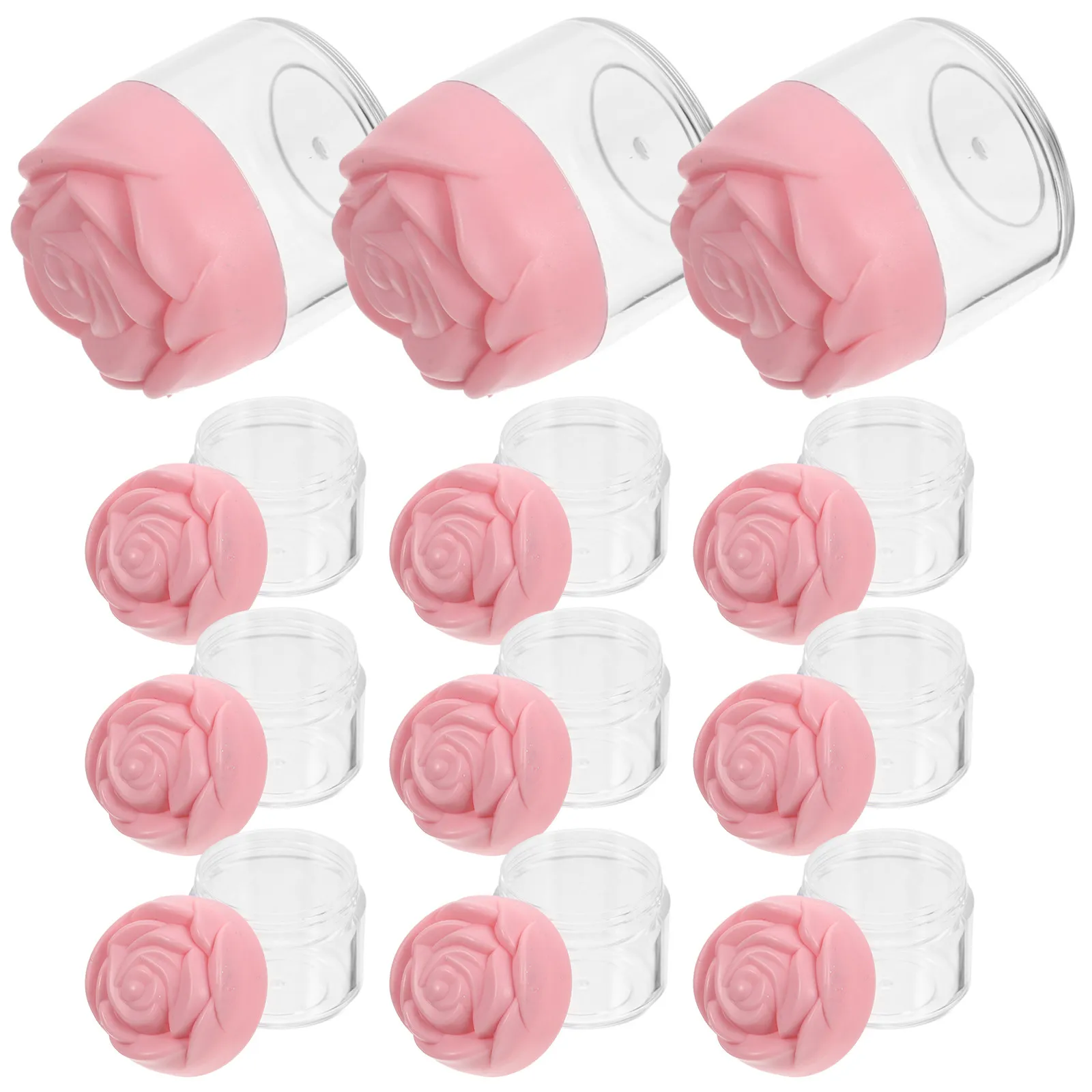 12Pcs Clear Facial Cream Containers 20G Rose Top Jars Multipurpose Empty Bottles for Skincare Products Travel Friendly
12Pcs Clear Facial Cream Containers 20G Rose Top Jars Multipurpose Empty Bottles for Skincare Products Travel Friendly