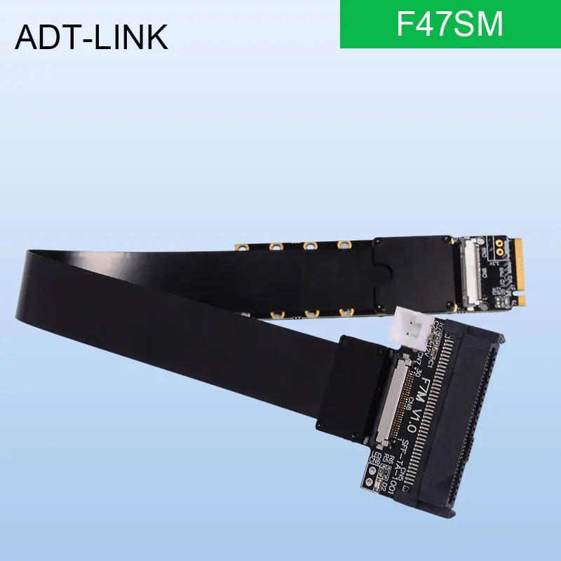 ADT-LINK M. 2 NVMe to U.2/U.3/E1.S/E3.S SSD Adapter Extension Cable PCIe 5.0x4 Supports Gen5 12V Power Supply Extended Cable
ADT-LINK M. 2 NVMe to U.2/U.3/E1.S/E3.S SSD Adapter Extension Cable PCIe 5.0x4 Supports Gen5 12V Power Supply Extended Cable
