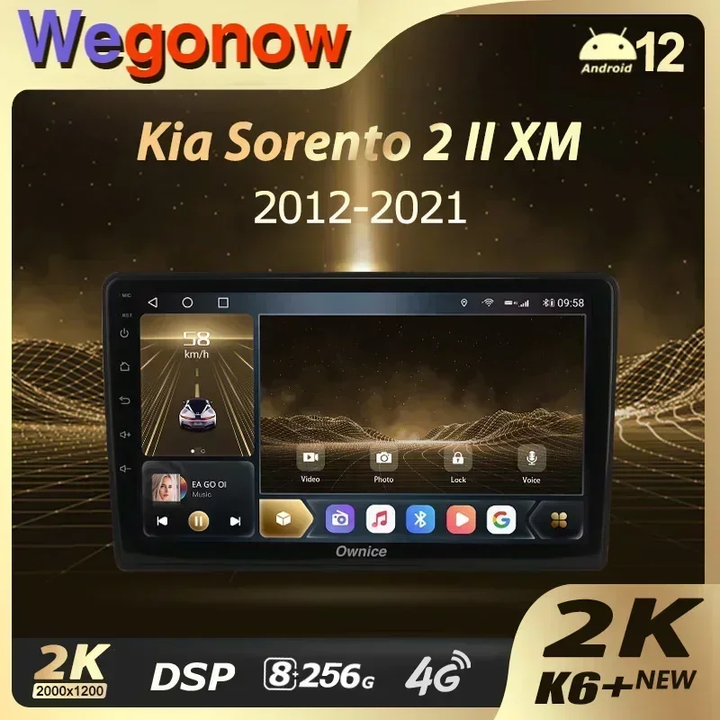 Ownice K6+ 2K for Kia Sorento 2 II XM 2012 - 2021 Car Radio Multimedia Video Player Navigation Stereo GPS Android 12 No 2din DVD
Ownice K6+ 2K for Kia Sorento 2 II XM 2012 - 2021 Car Radio Multimedia Video Player Navigation Stereo GPS Android 12 No 2din DVD