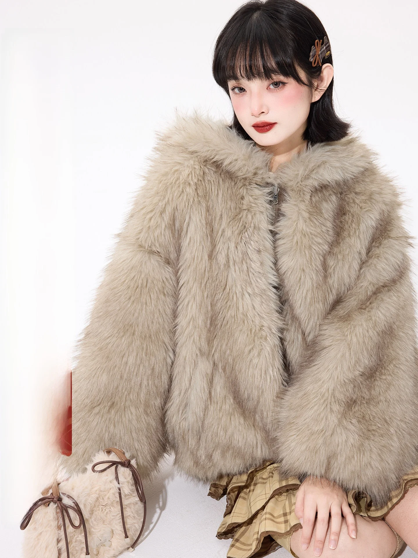 Sweet Chestnut Double Born Creative Button Decoration 3D Knot Decoration Double-Sided Wear Fce-Lined ort Coat ...
Sweet Chestnut Double Born Creative Button Decoration 3D Knot Decoration Double-Sided Wear Fce-Lined ort Coat ...