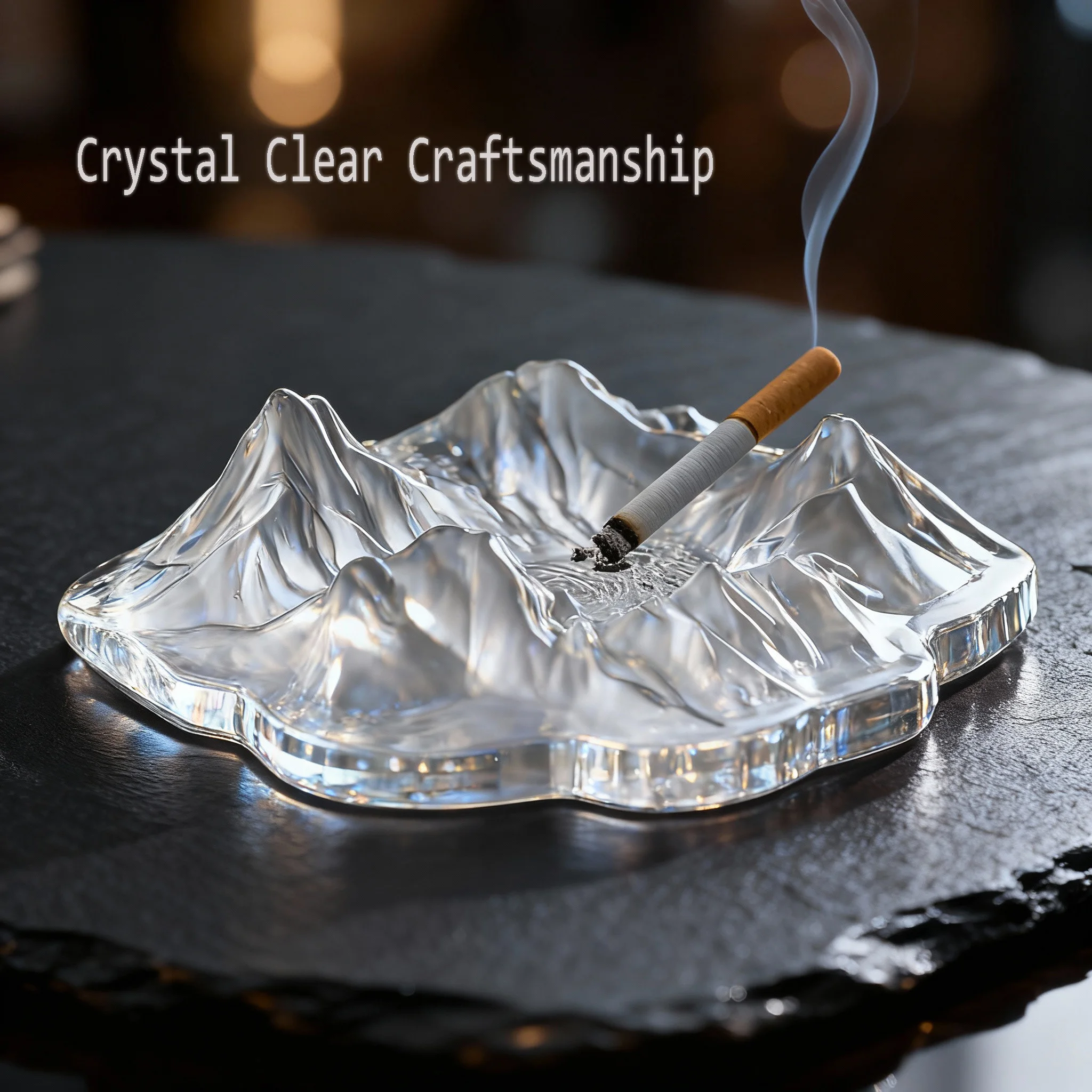 Горная пепельница из хрустального стекла, креативная роскошная скульптурная пепельница для декора домашнего офиса, бара, современное ветрозащитное настольное искусство
Горная пепельница из хрустального стекла, креативная роскошная скульптурная пепельница для декора домашнего офиса, бара, современное ветрозащитное настольное искусство