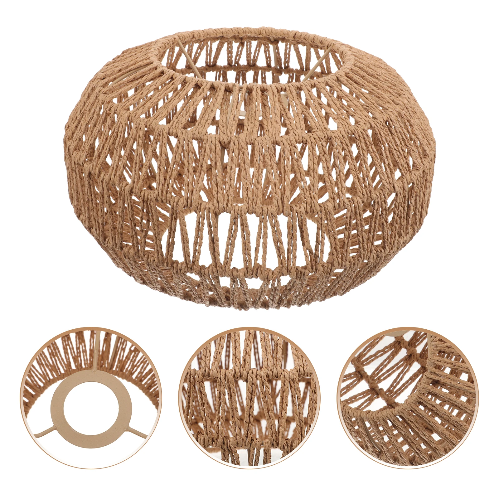 Braided Vintage Lampshade Seagrass Light Ratan Ceiling Rustic Decor Paper Rope Metal Round Home Bar Hotel Restaurant
Braided Vintage Lampshade Seagrass Light Ratan Ceiling Rustic Decor Paper Rope Metal Round Home Bar Hotel Restaurant