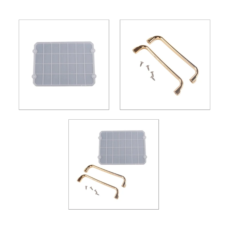 Silicone Resin Tray Mold for Making DIY Crystal Large Rectangular Tray Mold for Creating Crystal Tray Gold Handles
Silicone Resin Tray Mold for Making DIY Crystal Large Rectangular Tray Mold for Creating Crystal Tray Gold Handles