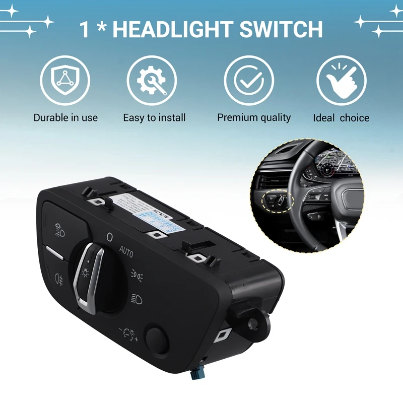 Car Front Headlight Switch Headlight Adjuster For A4 B9 2020 4M0941531AG 4M0941531 AG
Car Front Headlight Switch Headlight Adjuster For A4 B9 2020 4M0941531AG 4M0941531 AG