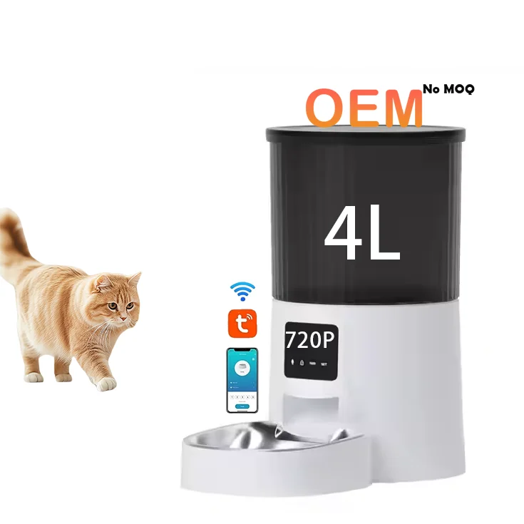 Automatic Cat Feeder With Camera Video Cat Food Dispenser Pet Smart Voice Recorder Remote Control Auto Feeder For Cat Dog
Automatic Cat Feeder With Camera Video Cat Food Dispenser Pet Smart Voice Recorder Remote Control Auto Feeder For Cat Dog
