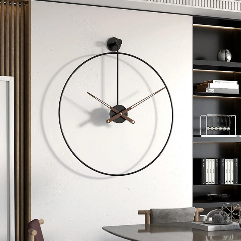 Spanish Style Modern Minimalist Iron Wall Clock Single Ring Metal Silent Movement For Living Room Dining Room Bedroom Decor
Spanish Style Modern Minimalist Iron Wall Clock Single Ring Metal Silent Movement For Living Room Dining Room Bedroom Decor