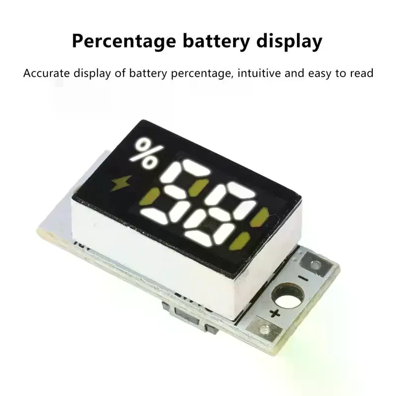 1S 2S 3S4S Lithium Battery Indicator Module Mini LED Percentage Display Battery Meter Mini Power Display Indicator
1S 2S 3S4S Lithium Battery Indicator Module Mini LED Percentage Display Battery Meter Mini Power Display Indicator